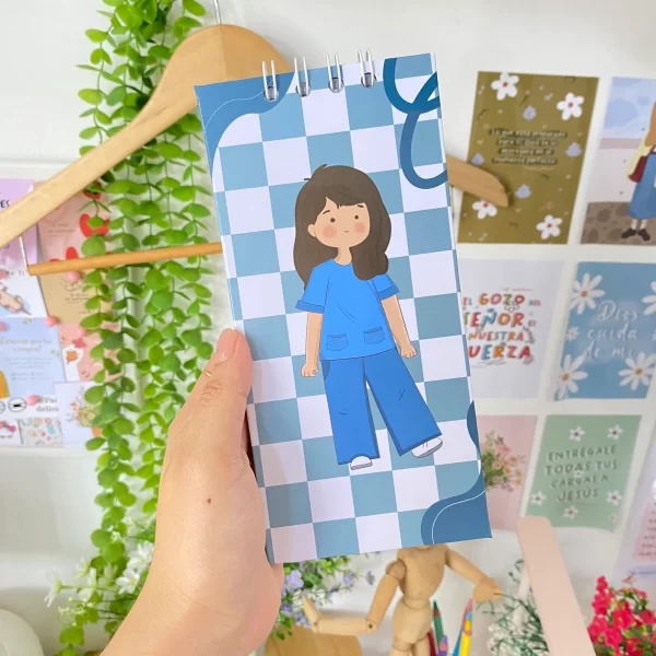 Libreta de bolsillo con mensaje cristiano,
