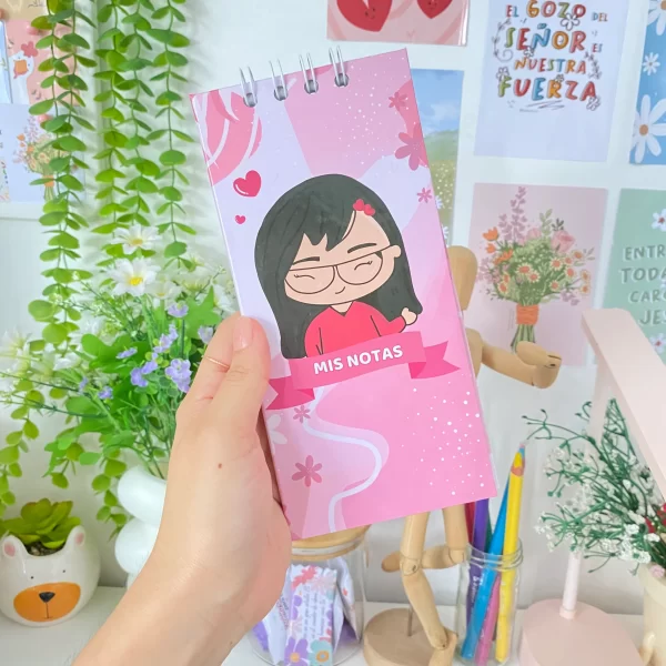 Libreta de bolsillo con mensaje cristiano,