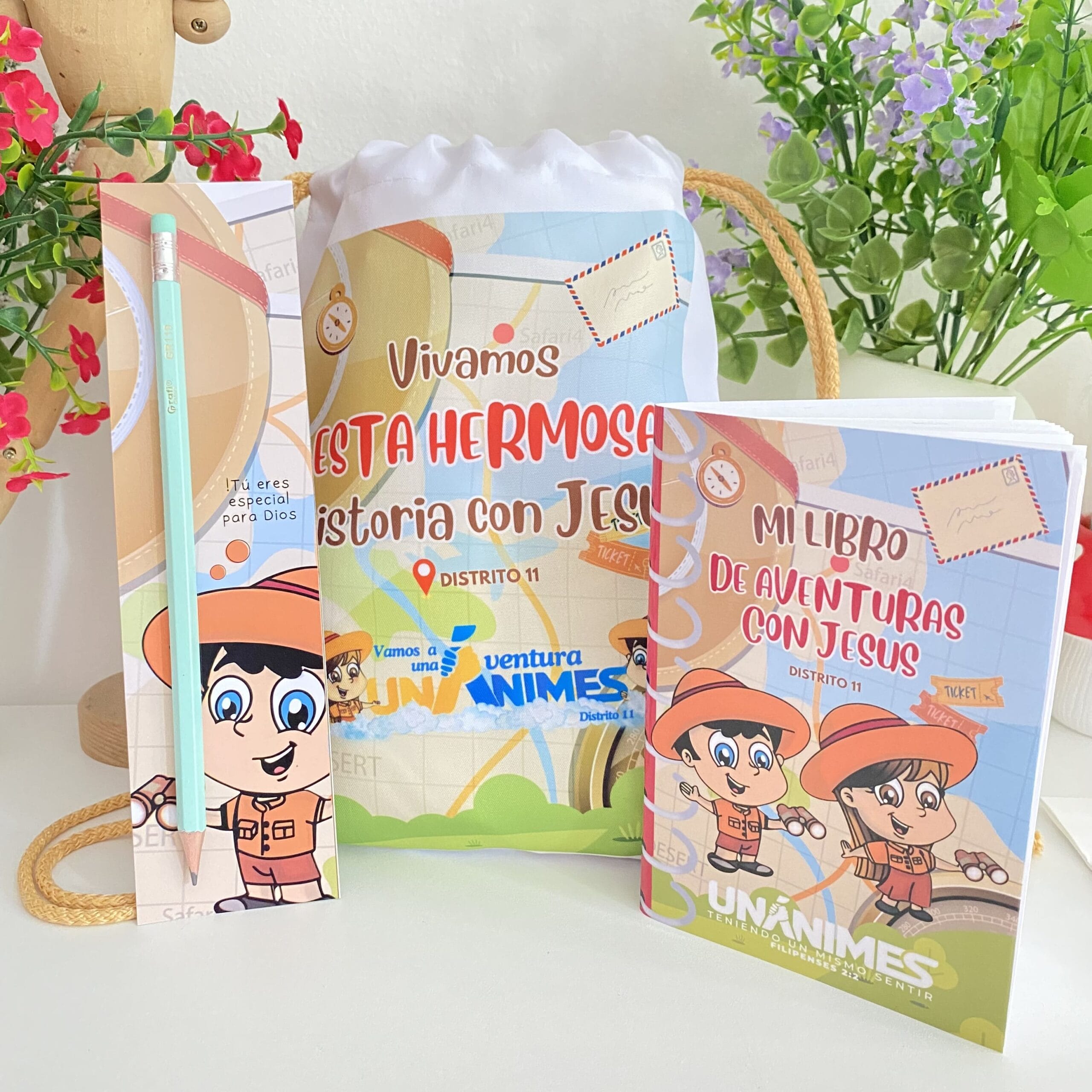Kit Aventura para niños | Cuaderno + Mochila + lapiz Kit Aventura para niños | Cuaderno + Mochila + lapiz