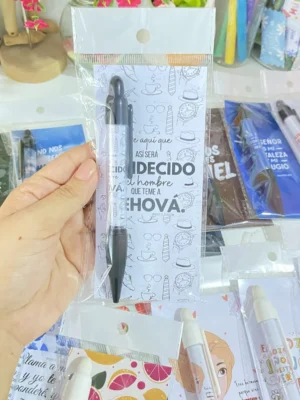 Kit: lapicero + tarjeta Kit: lapicero + tarjeta